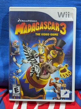 MADAGASCAR 3 The Video Game 👉 NINTENDO WII🔥 CIB